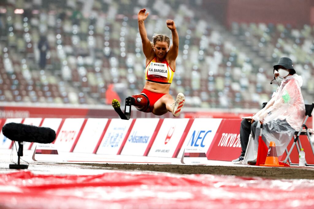 Desireé Vila, no Salto lonxitude nos Xogos Paralímpicos de Tokyo 2020 - EFE CPE Mikael Helsing