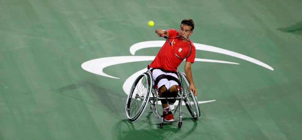 Martin de la Puente, tenista, nos xogos paralimpicos de Río