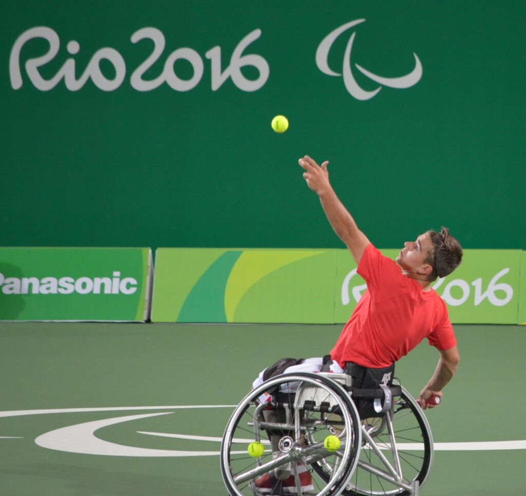 Martin de la Puente, tenista, nos xogos paralimpicos de Río