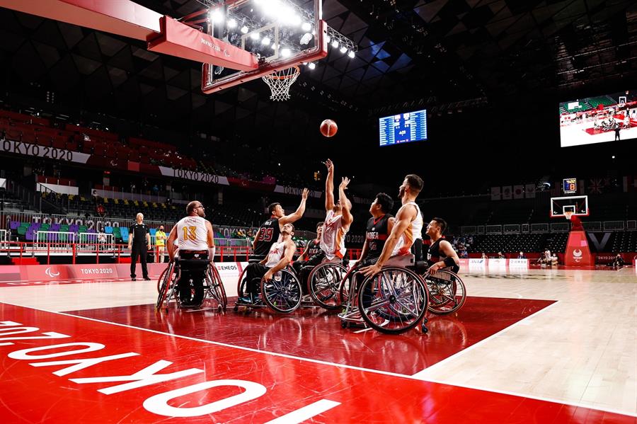 Selección Española masculina de baloncesto en cadeira de rodas - EFE CPE Mikael Helsing
